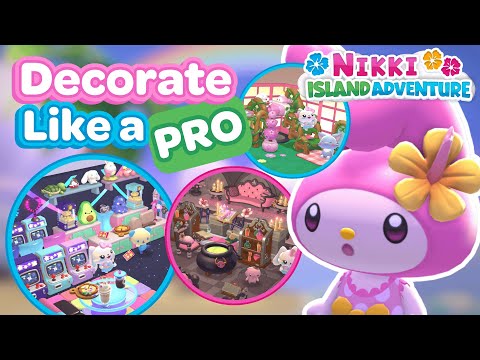NEXT-LEVEL CABIN DECORATING 🏠 Stacked Furniture Designs in Hello Kitty Island Adventure