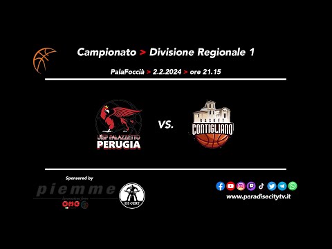 HIGHLIGHTS DIVISIONE REGIONALE 1 2023-2024 - UISP PALAZZETTO PERUGIA BASKET vs. BASKET CONTIGLIANO