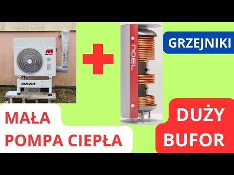 Mała Pompa Ciepła Monoblok z Dużym Buforem i Grzejnikami.  Czy i Jak to Daje RADĘ. Maxa. NOEL.