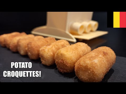 How to Make Potato Croquettes  | Classic Belgian Recipe