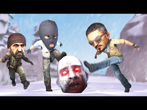 МАНЬЯК ЗАСТРЯЛ В КУЧЕ СНЕГА И ЖЕРТВЫ НАЧАЛИ ЕГО ДРАЗНИТЬ! (CS:GO Смешные Моменты)