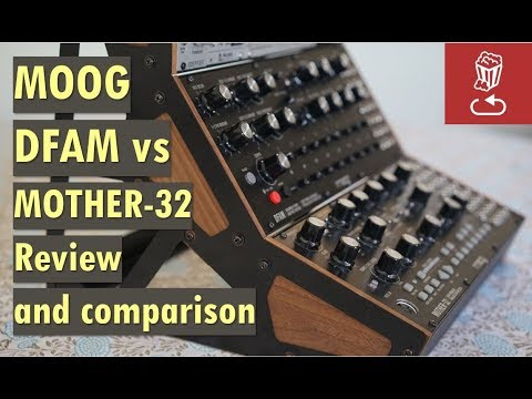 Moog DFAM vs Mother-32: Review and comparison (Drummer From Another Mother)