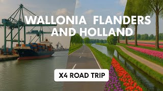 From Wallonia to Flanders and Holland - A road trip across Benelux