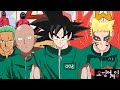 If Saitama, Goku, Zoro and Naruto Baryon Mode playing the squid Game | Squid game animation part 2
