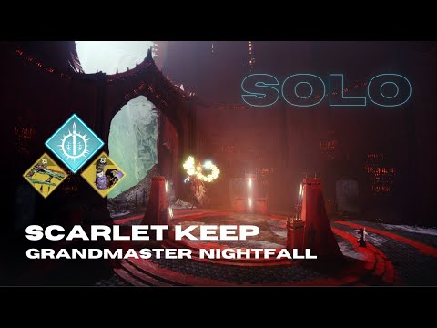 Solo Grandmaster Nightfall "Scarlet Keep" with Mothkeeper Wraps & Ex Diris - Arc Hunter - Destiny 2