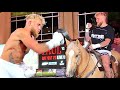 JAKE PAUL FULL WORKOUT FOR ANDERSON SILVA - LOOKS POWERFUL DAYS AWAY FROM FIGHT!