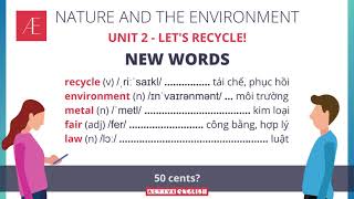 Unit 2 | Let's Recycle! | Listening Practice Through Dictation 1 | Luyện Nghe Tiếng Anh