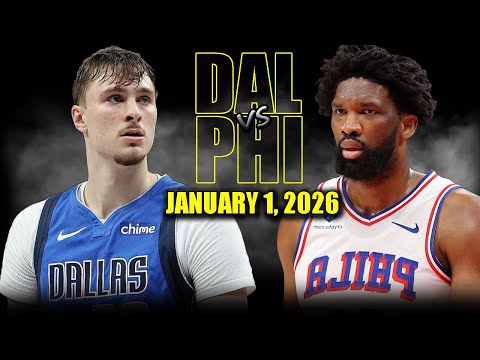 Dallas Mavericks vs Philadelphia 76ers Full Game Highlights – January 1, 2026 | NBA Season