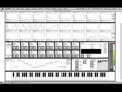 Max/msp - additive synthesiser