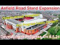 Anfield Road Stand on 8.5.24. Any Progress On The Inside Corner??