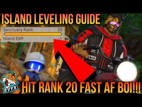 Island Sanctuary LEVELING GUIDE! Rank 20 FAST! [FFXIV 6.5]
