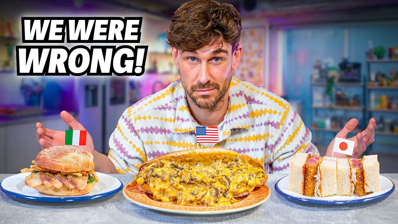 USA vs Italy vs Japan... Who Makes the Best Sandwiches?