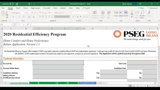 03. PSEG Long Island Workbook Application Customer and Assignment