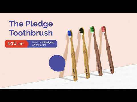 Teeth-a-bit bamboo toothbrush kids (9-12 years) soft bristle...