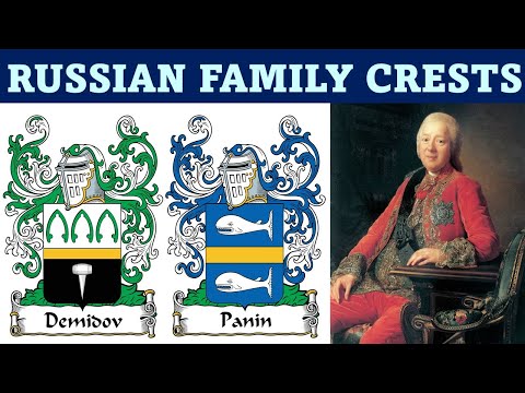 Russian Family Crests or Coats of Arms