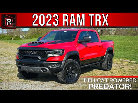 The 2023 Ram TRX Is A 6.2L Supercharged Hellcat Powered Monster Truck