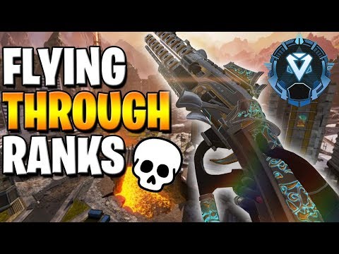 FLYING Through SEASON 4 Ranked! - High Kill Gameplay (Apex Legends)