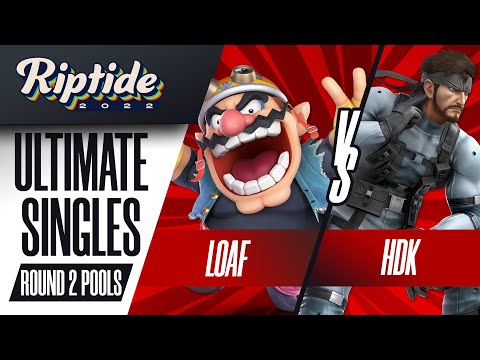 loaf vs hdk - Ultimate Singles R2 Pools - Riptide 2022 | Wario vs Snake