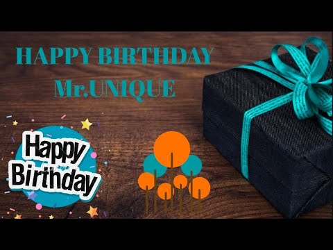 HAPPY BIRTHDAY Mr.UNIQUE - YATHISH SIR