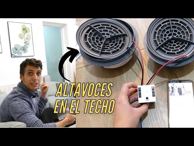 Vídeo relacionado con Denash Altavoz de Techo de 4 Pulgadas, Diseño de Abrazadera de Resorte con Sonido Claro, a Prueba de Polvo para Música de Fondo de Restaurante de Oficina en Casa