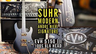 Video thumbnail for DEMO - SUHR MODERN ANDRE NIERI Signature 🇺🇸 in EVH 5150III 100w Head Eddie Van Halen - (SUB-ENG) by Begnis Music