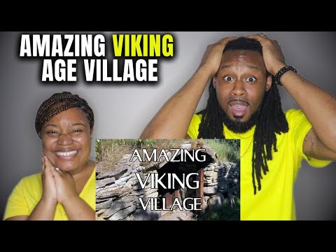 🇸🇪 American Couple First time Seeing A VIKING AGE VILLAGE!