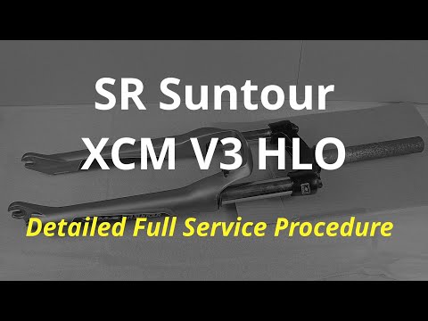 [MTB maintenance] Full service of SR Suntour XCM V3 HLO in detail