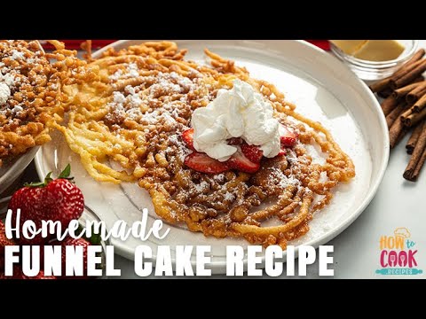 Homemade Funnel Cake Recipe (Step-by-Step) | HowToCook.Recipes