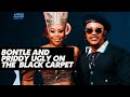 Bontle Modiselle and Priddy Ugly on the Metro FM black carpet