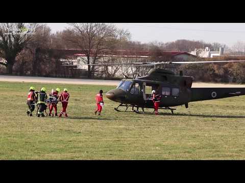 Posredovanje helikopterja Slovenske vojske v Ljutomeru
