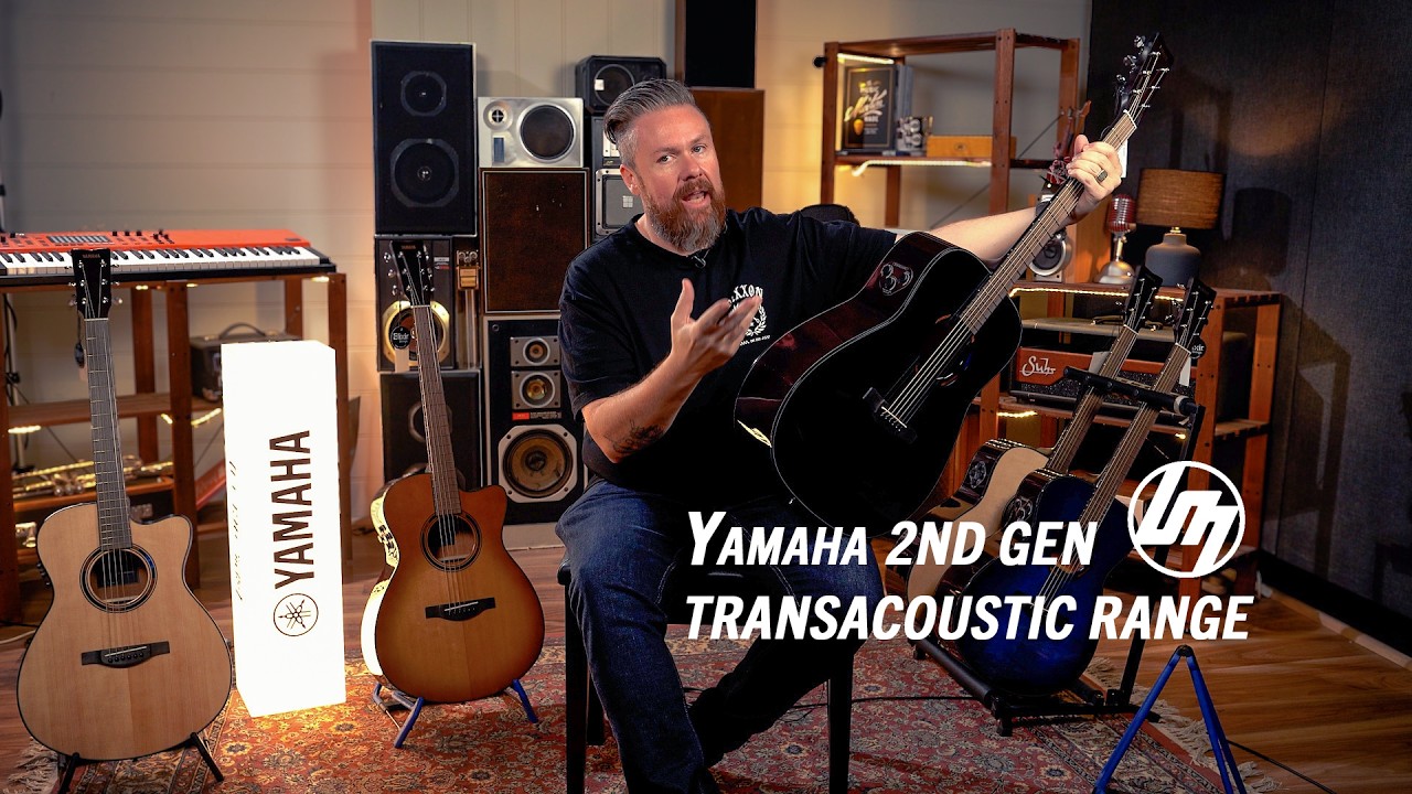 Yamaha TAG1 Element Gen2 TransAcoustic Guitar - Sand Burst Gloss