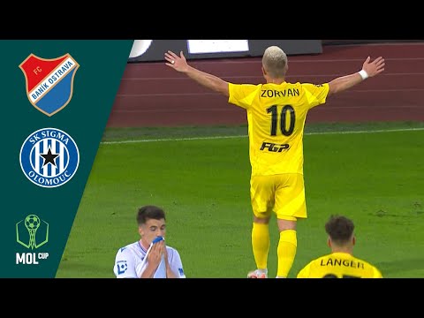 MOL Cup Highlights: FC Baník Ostrava vs. SK Sigma Olomouc 2:3 (semifinále)