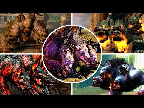 Evolution of Cerberus in God of War Games