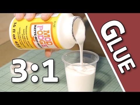 Formula for making "Scenic Glue"- Model Railroad Scenery