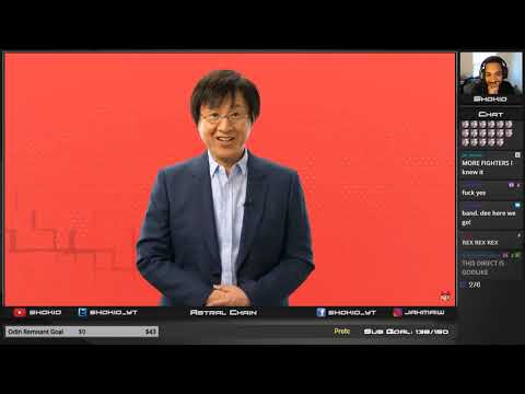 Shokio's Nintendo Direct 9/4 Live Reaction