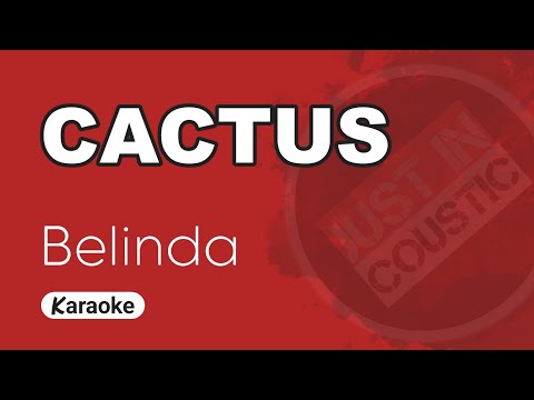Belinda - Cactus (Karaoke with Lyrics)