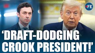 ‘DRAFT-DODGING CROOK!’: Jon Ossoff SAVAGES Trump In Brutal Attack | US News | US Mid-Term Elections