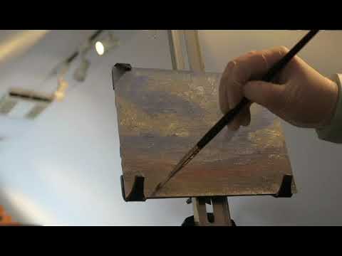 Susan Nicholas Gephart Studio Visit 3.7.19 & Painting Timelapse