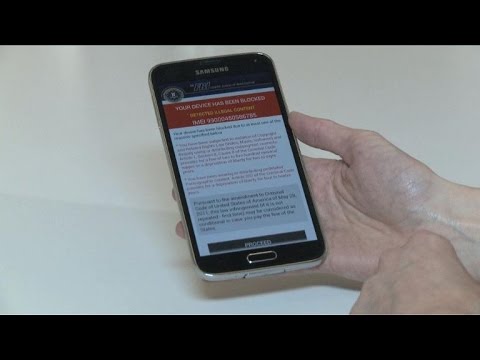 Cyber criminals holding phone and computer data to ransom