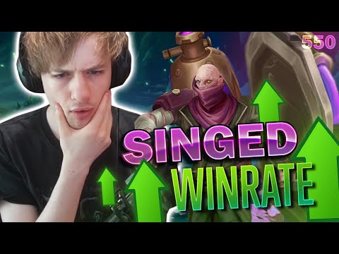 THE MOST BROKEN CHAMP OF THIS PATCH - SINGED (MID)