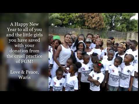 Waris Dirie wishes Happy New Year!