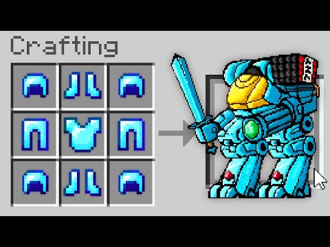 Minecraft, But There Are Custom Robots...