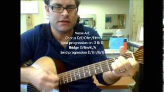 How to play &quot;Someday, Someway&quot; by Marshall Crenshaw on acoustic guitar