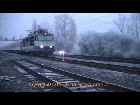 Vlaky v Přerově a okolí  - kuriozní Pershing a další.