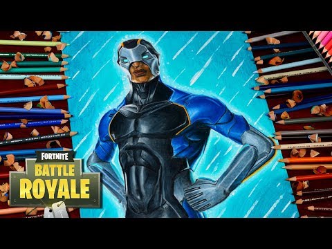 Drawing Fortnite Battle Royale Carbide - New Skin Season 4 - How to Draw Carbide / lookfishart Video