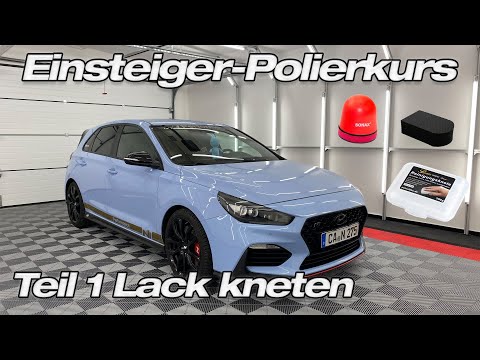 Lack polieren lernen - Einsteiger Poliertutorial 2021 - Teil 1 Lack-Kontrolle und reinigen mit Knete