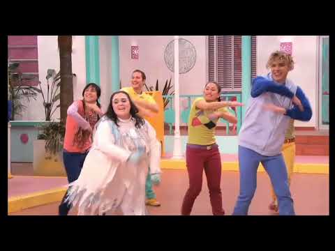 The Fresh Beat Band dancing to "Great Day" with "Dancefloor Superhero" outfits