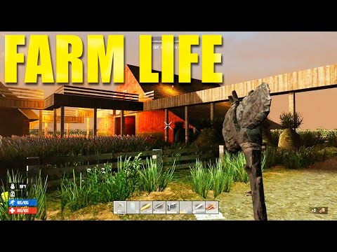 7 Days To Die - Best Starting Base (The Farm) Video