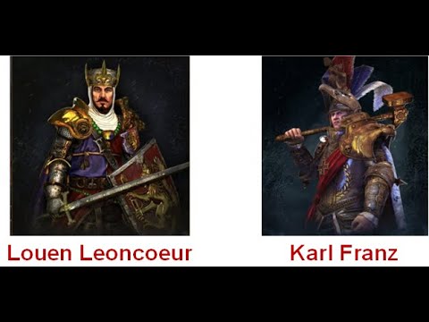 Total War: WARHAMMER 1vs1 Duel: Louen Leoncoeur vs Karl Franz