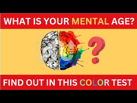 WHAT IS YOUR MENTAL AGE? GUESS THE AGE FROM COLOR TEST